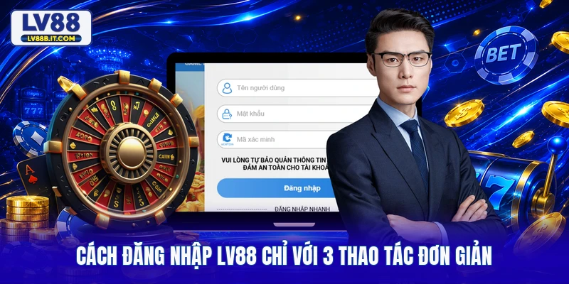 Cách đăng nhập LV88 chỉ với 3 thao tác đơn giản